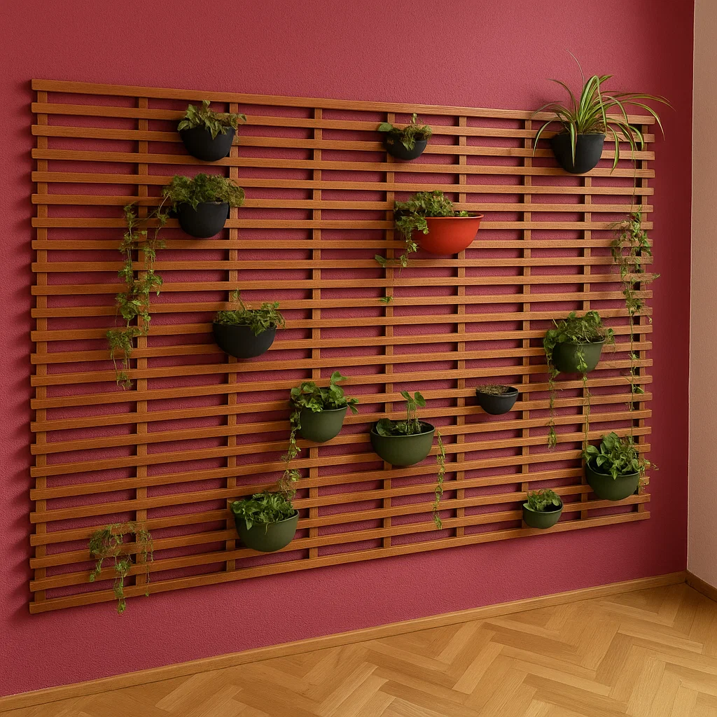 Beautiful wall garden design.